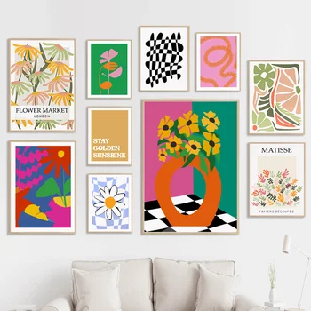 Henri Matisse Gėlių Rinkoje Gėlių Botanikos Sienos Meno Tapybos Drobės Plakatai Ir Spausdina Sienos Nuotraukas Gyvenimo Kambario Dekoro