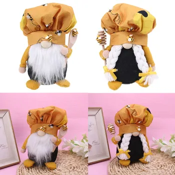 Bumble Bee Gnome Skandinavijos Tomte Nisse Nykštukas švedijos Elf kawaii Kūdikių Pliušiniai Žaislai Vaikams Įdaryti Žaislas Kūdikio Miegamojo Puošimas