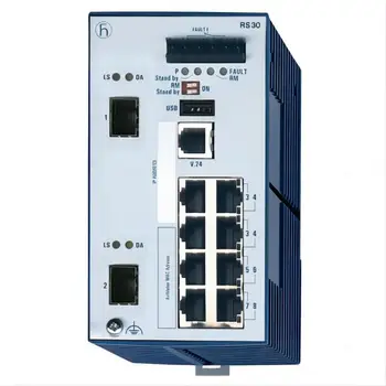 Hirschmann RS30-0802O6O6SDAEHC/HH Kompaktiškas Valdomos Pramonės DIN Bėgelio Ethernet Jungiklis