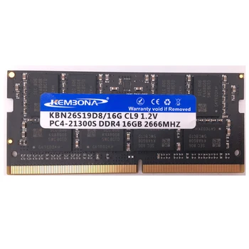 KEMBONA Atmintis SODIMM LAPTOP DDR4 16GB 2666MHZ už Nešiojamojo kompiuterio RAM 16G 260PIN Visiškai Suderinama Nemokamas Pristatymas