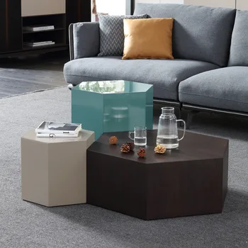 Italijos minimalistinis modernus kampas lentelė Šiaurės prabanga sofos krašto kabineto kūrybinio gyvenimo kambario baldai, natūralaus marmuro krašto lentelė