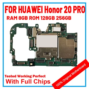 Originalus Plokštė, Skirta Huawei Honor 20 Pro Mainboard Atrakinta Grandinės Plokštė Flex Logika valdybos Visiškai Patikrintas, Geras Darbo