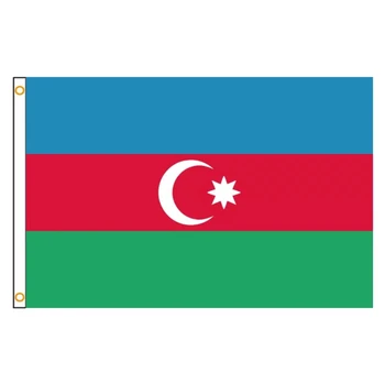 90x150cm Azerbaidžano Vėliavos Banner Kabo valstybinė Vėliava Apdaila Vėliava