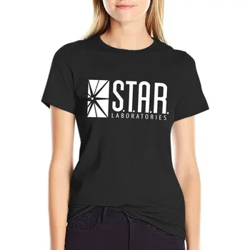 S. T. A. R. Labs T-Shirt negabaritinių marškinėliai medvilnės t marškinėliai Moterims