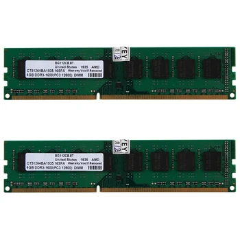 ABHU 2X DDR3 Atmintis Ram PC3-12800 1 600mhz 1,5 V 240Pins Desktop Memory DIMM AMD motininę Plokštę(4 GB)