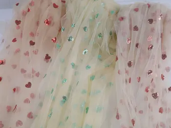 Širdis net Audinio China Siuvinėjimo Nėrinių suknelė už priėmimo parduodami kieme