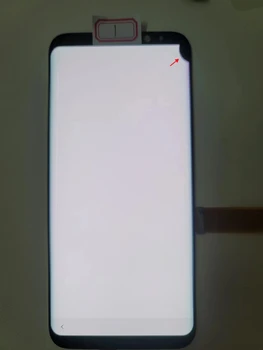 Originalus Super Amoled skystųjų kristalų (LCD S8Plus G955 SAMSUNG Galaxy S8+ G955F G955FD Ekranas Su Jutikliniu Ekranu, skaitmeninis keitiklis Asamblėjos Repla