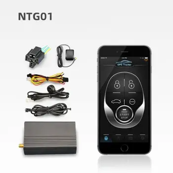 NTT 2G/4G dvipusis automobilių signalizacijos sistema, nuotolinio valdymo automobilių elektronikos priedai gps tracker kuro supjaustyti