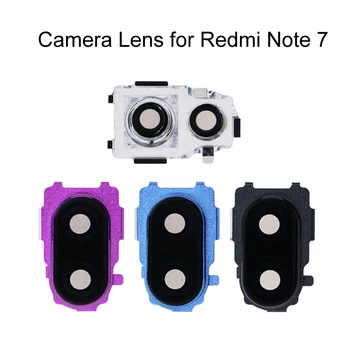 Atgal Galinio Vaizdo Kamera Objektyvo Stiklo Dangtis Xiaomi Redmi 7 Pastaba Kamera Rėmo Laikiklį, Pakeitimas, Remontas, Dalys