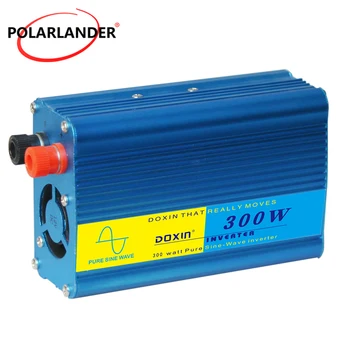 PolarLander Car Power Inverter 300W Pure Sine Wave 12V DC į 220V AC Automobilinis Keitiklis 50HZ, Automobilių Reikmenys