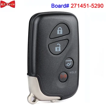 KEYECU 271451-5290 Smart Remote Keyless Raktas Fob už Lexus RX350 2015 GX460 2010-2019 314.3 MHz HYQ14ACX
