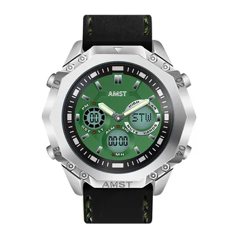 Naujas Vyrus Karinių Žiūrėti Skaitmeninę Vandeniui 3ATM Laikrodis Kvarcinis LED Laikrodis 