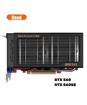 Gainward GTX 560 1GB 2GB Vaizdo plokštė GeForce 128 bitų GDDR5 Grafinės Kortos NVIDIA pradinė Žemėlapio GTX560 1GB Interneto Hdmi VGA Dvi
