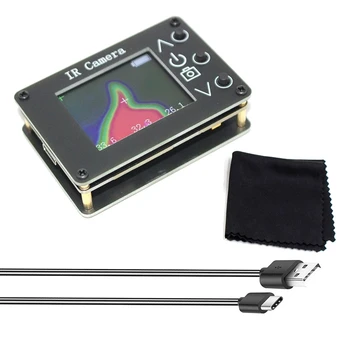 MLX90640 1.8 Colio Infraraudonųjų Terminio Vaizdavimo TFT Ekranas, LCD Ekranas, Terminio Vaizdo Kamera, Nešiojamą Temperatūros Jutiklis Įrankis
