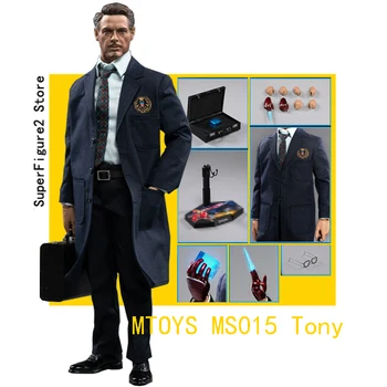 MTOYS MS015 1/6 Herojus Tonis Paveikslas Modelis, 12 COLIŲ Robert Downey Jr Kareivis Veiksmų Lėlės, Pilnas Komplektas Žaislas