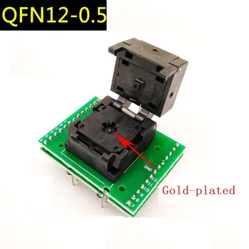 QFN12 Deginimas Sėdynės QFN-0.5 MLF Bandymo Sėdynės Apversti AMP Deginimas Sėdynės pin pikis 0,5 mm
