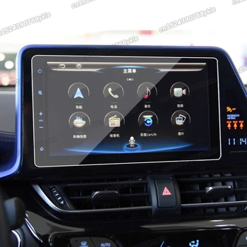 LCD automobilių GPS Navigacijos prietaisų skydelio ekrane Grūdintas kino raštas lipdukas toyota C-HR 2016 2017 2018 2019 2020 chr sporto gr