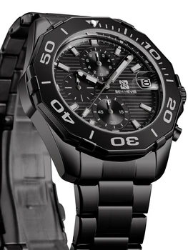 Prabangių laikrodžių vyrams karinės black vyriški laikrodžiai sporto vandeniui vyriški laikrodžiai kvarcinis laikrodis mados verslo data laikrodis