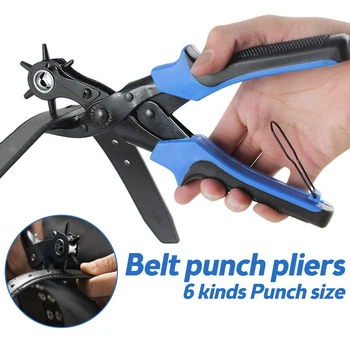 Rankų Diržas Punch Hole Punch Tiekėjas Rinkinys Atnaujinamų Odos Diržas Kilpa Puncher 