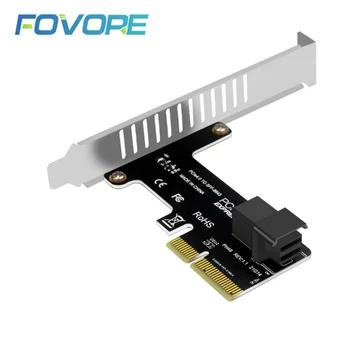PCI Express x4, kad U. 2 SFF-8643 Adapter PCIe NVMe U. 2 SSD