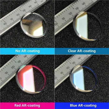 32mm*2,5 mm Safyro Kristalai Butas Didelis Latakų AR Ne Aišku, AR Ir Mėlyna/Raudona AR Lakas Žiūrėti Stiklas