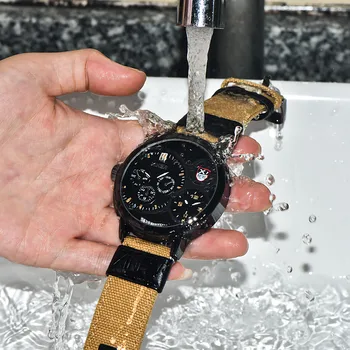 Šiuolaikinės Mados Kvarco 3-Akių Juoda Minimalistinio Turas Vandeniui Odos Dirželis Stiklo Laikrodis Žiūrėti Verslo Laikrodis Reloj Hombr