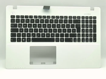 Nauja Originali DE/GR/vokiečių Tastatur už Asus F552L F552LA F552LAV F552LD Klaviatūros Topcase su Balta palmrest