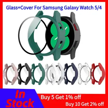 Laikrodžių Atveju, Samsung Galaxy Watch skaičius 4/5 40mm 44mm Screen Protector, TPU Visi Aplink Bamperio Apsauginis Dangtelis, Žiūrėti 5 40mm 44mm