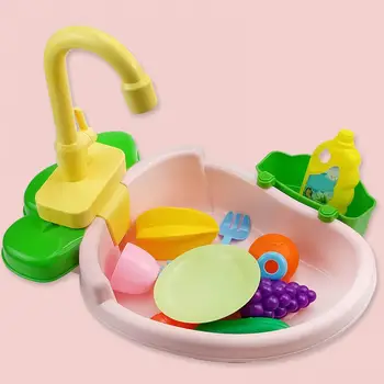 Vaikai Praustuvas Vonioje Dušo Paukščių Vonios Kambarys Bakstelėkite Virtuvės Rinkinys Žaisti Žaislų Namai