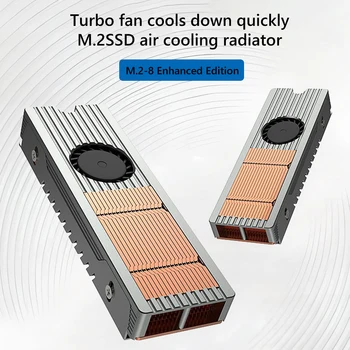 TEUCER Aušinimo Heatsink PCIE NVMe NGFF M. 2280 2 SSD Aušintuvas su Silikono Šilumos Pagalvėlės M. 2280 2 SSD Heatsink Kompiuterių Priedai